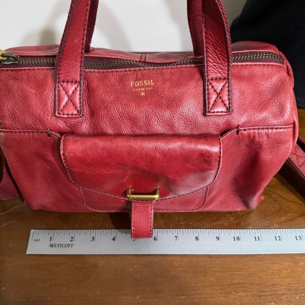 Fossil Bag Top Handle Boston Crossbody Bag - Picture 7 of 12